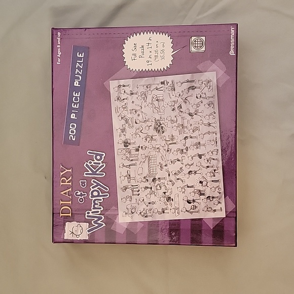 Toys | Diary Of A Wimpy Kid 20 Piece Puzzle For Ages 8 And Up | Poshmark